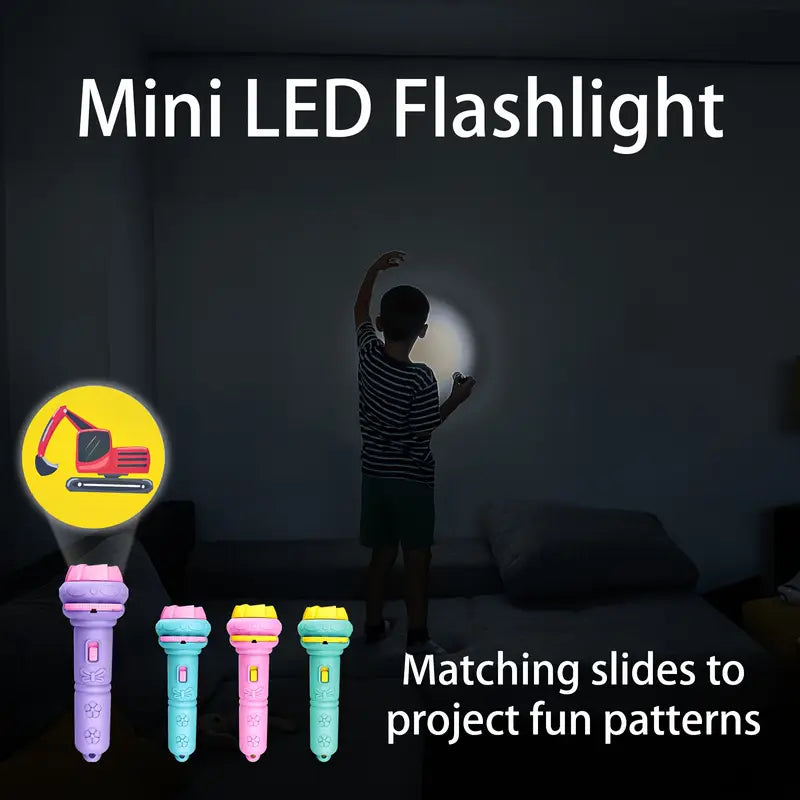 32 Patterns 4 Cards, Projection Flashlight Puzzle Toys