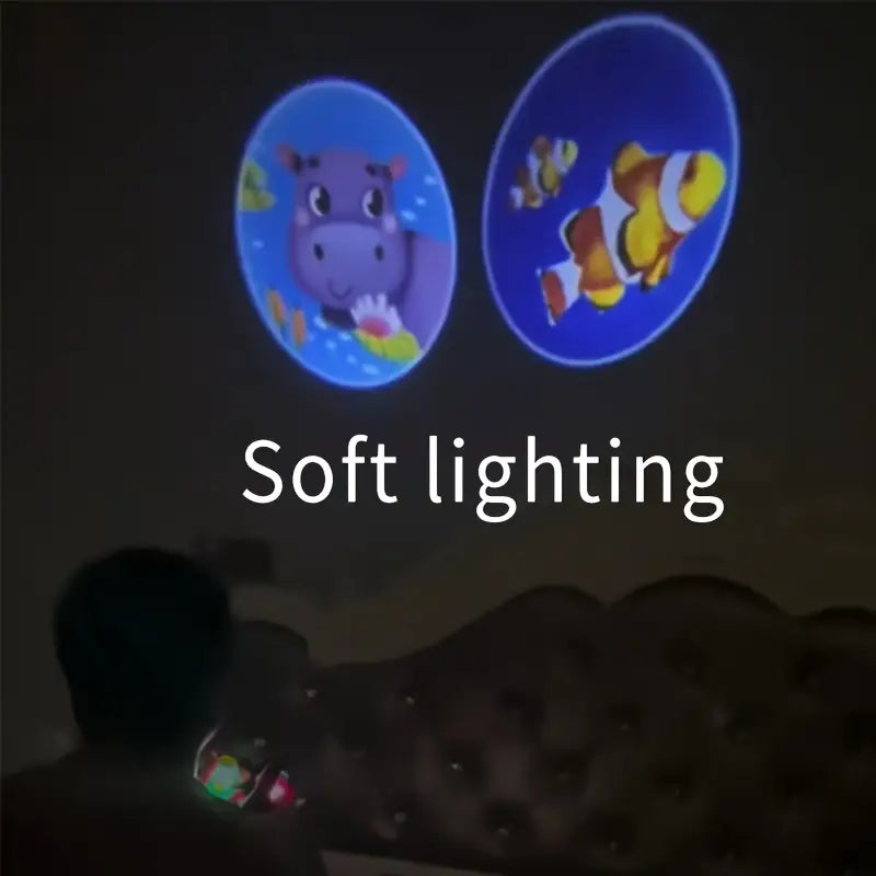 32 Patterns 4 Cards, Projection Flashlight Puzzle Toys