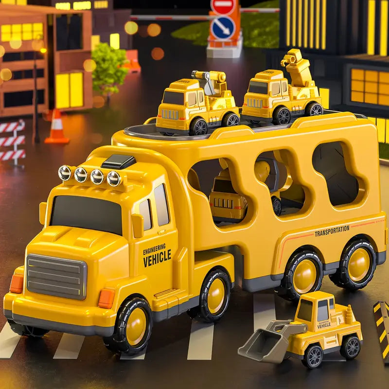 Engineering Vehicle Toys Suitable for Children Over 2 Years Old