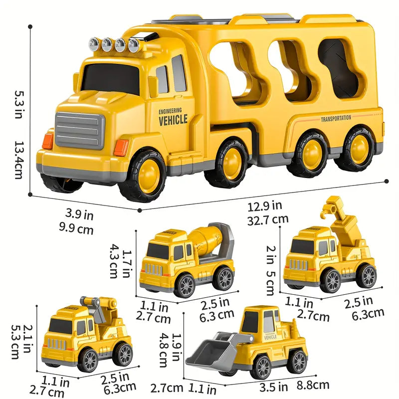 Engineering Vehicle Toys Suitable for Children Over 2 Years Old