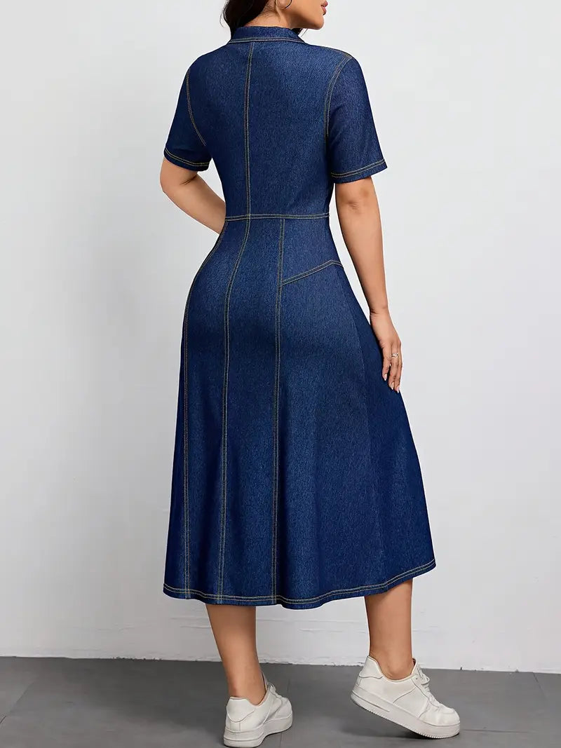 Cross-border Women's Short Sleeve Dress