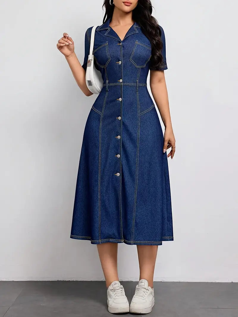 Cross-border Women's Short Sleeve Dress