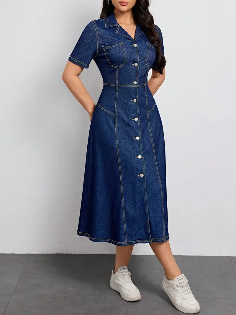 Cross-border Women's Short Sleeve Dress